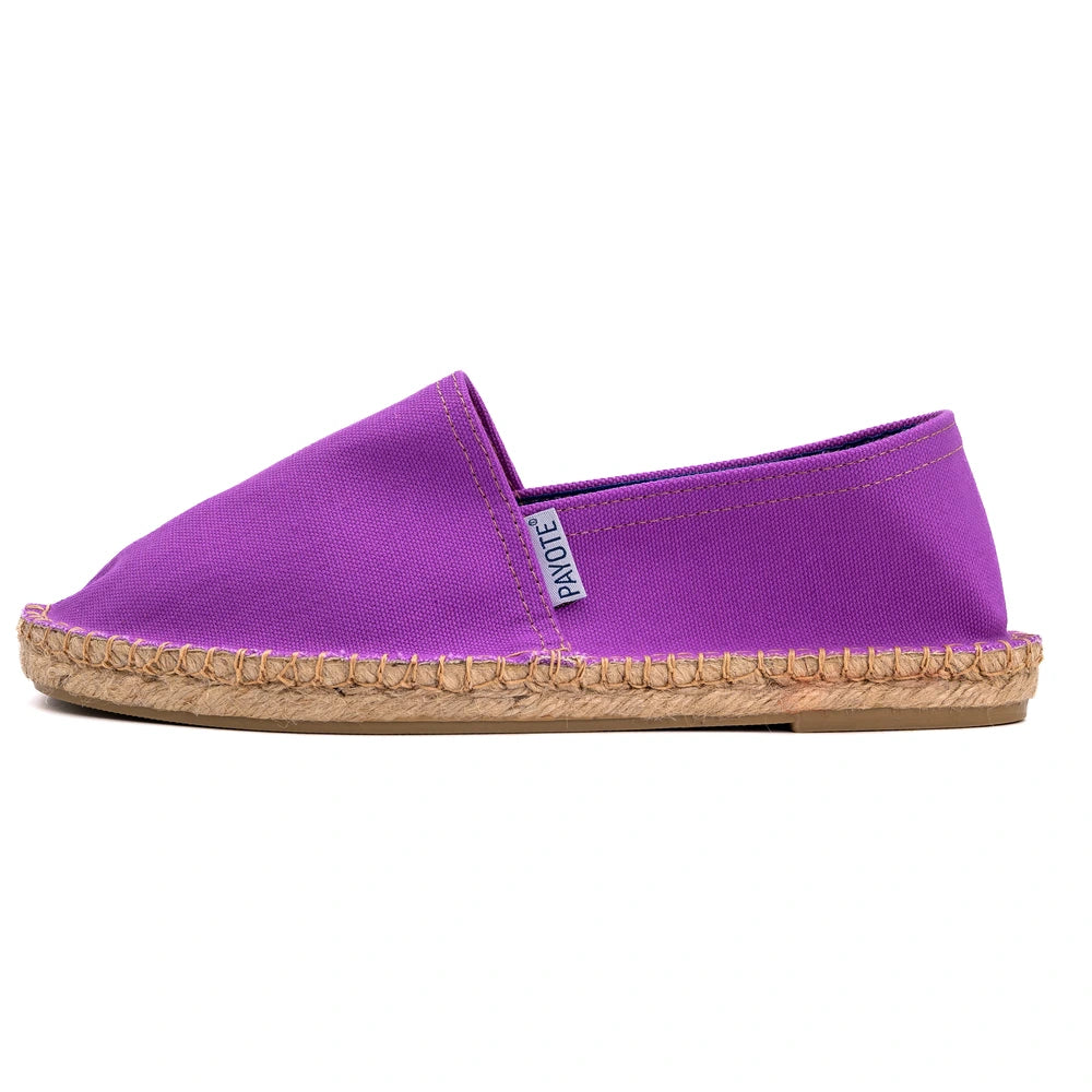 Espadrille unie violette premium