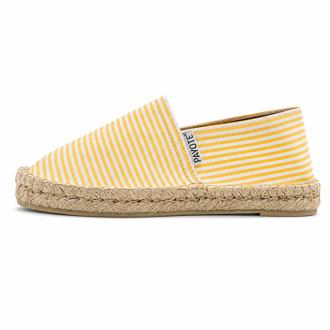 Espadrille Rayée Léonie Jaune