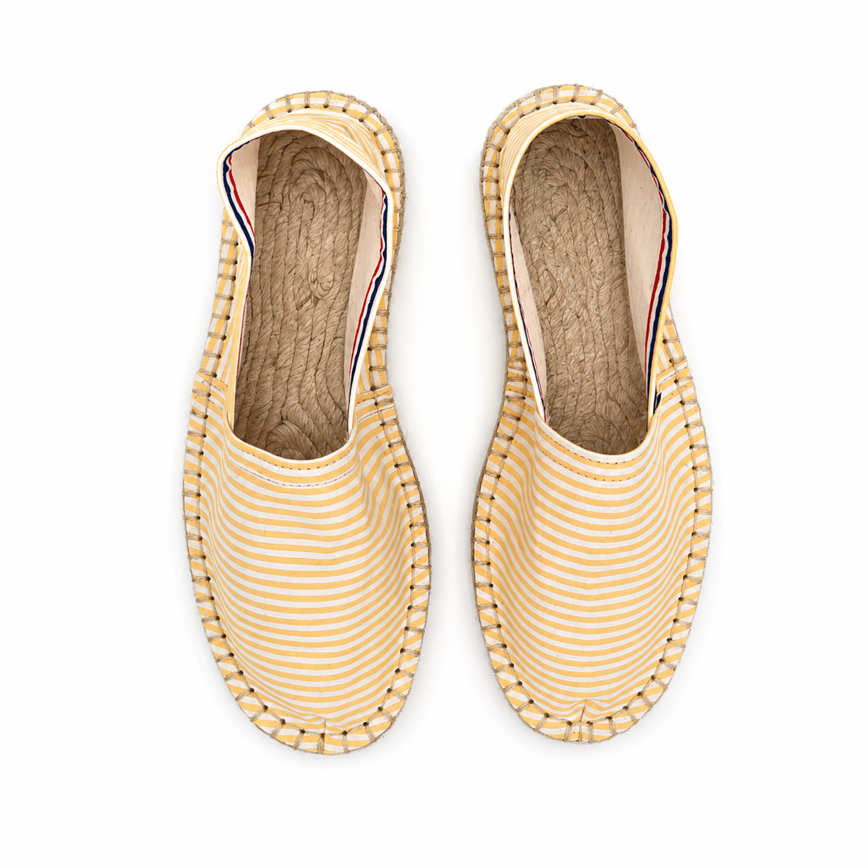 Espadrille Rayée Léonie Jaune