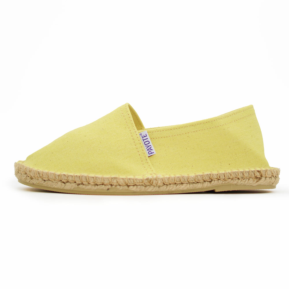 Espadrille premium jaune délavé made in France Payote