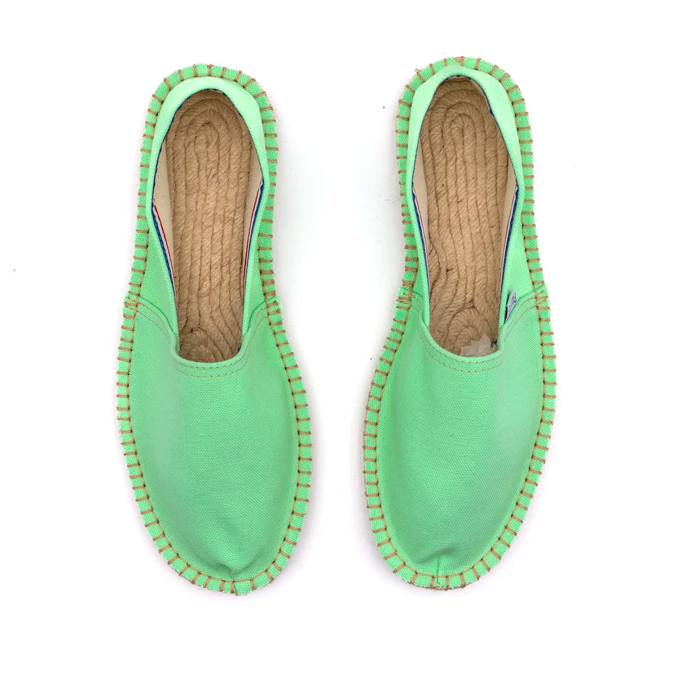 Espadrille vert menthe made in France Payote