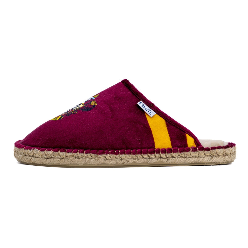 Mule fourrée Gryffondor à l'imprimé original