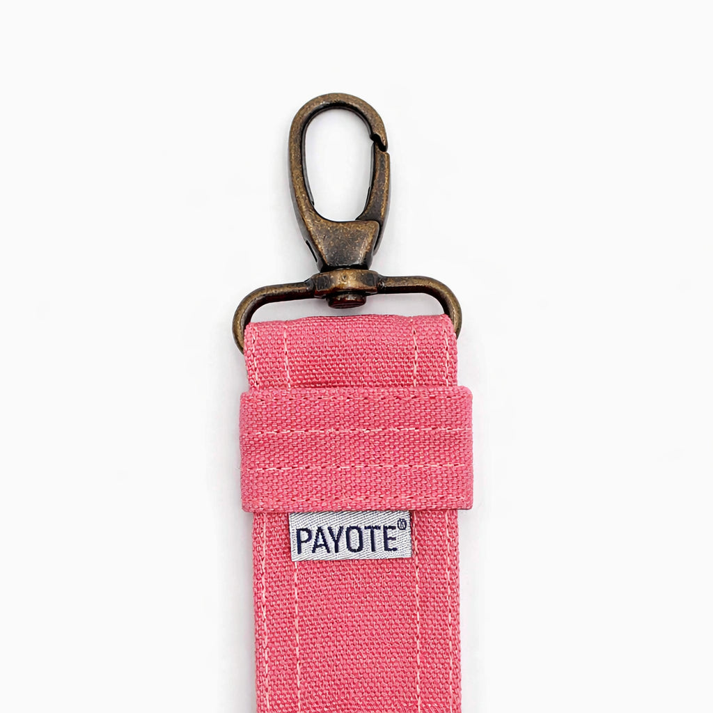Porte-clés Sangle Rose Délavé