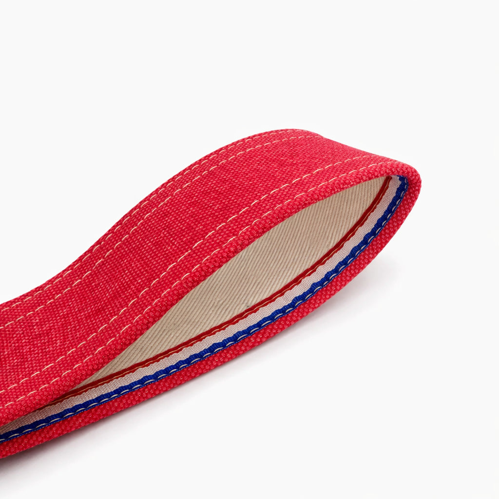 Porte-clés Sangle Rouge Délavé