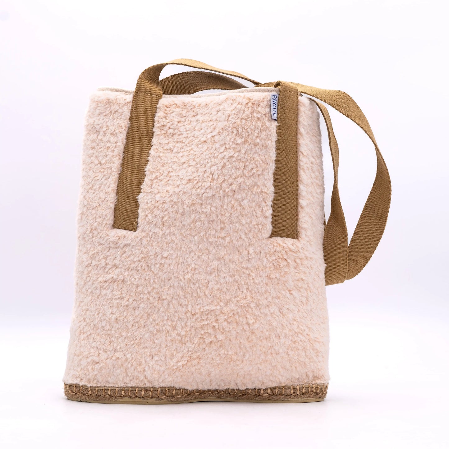 Sac espadrille Fourré Rose Poudré