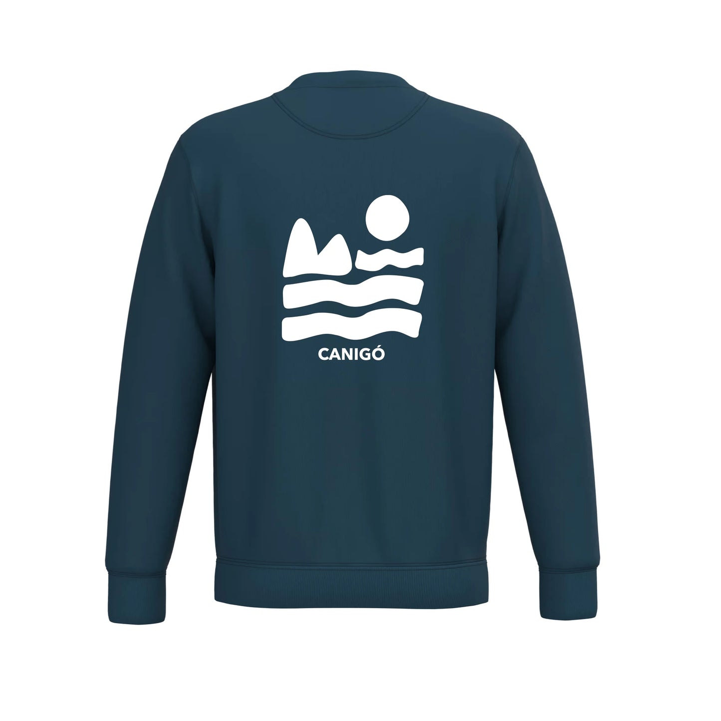 Sweat Col rond Recyclé - Canigó Vague