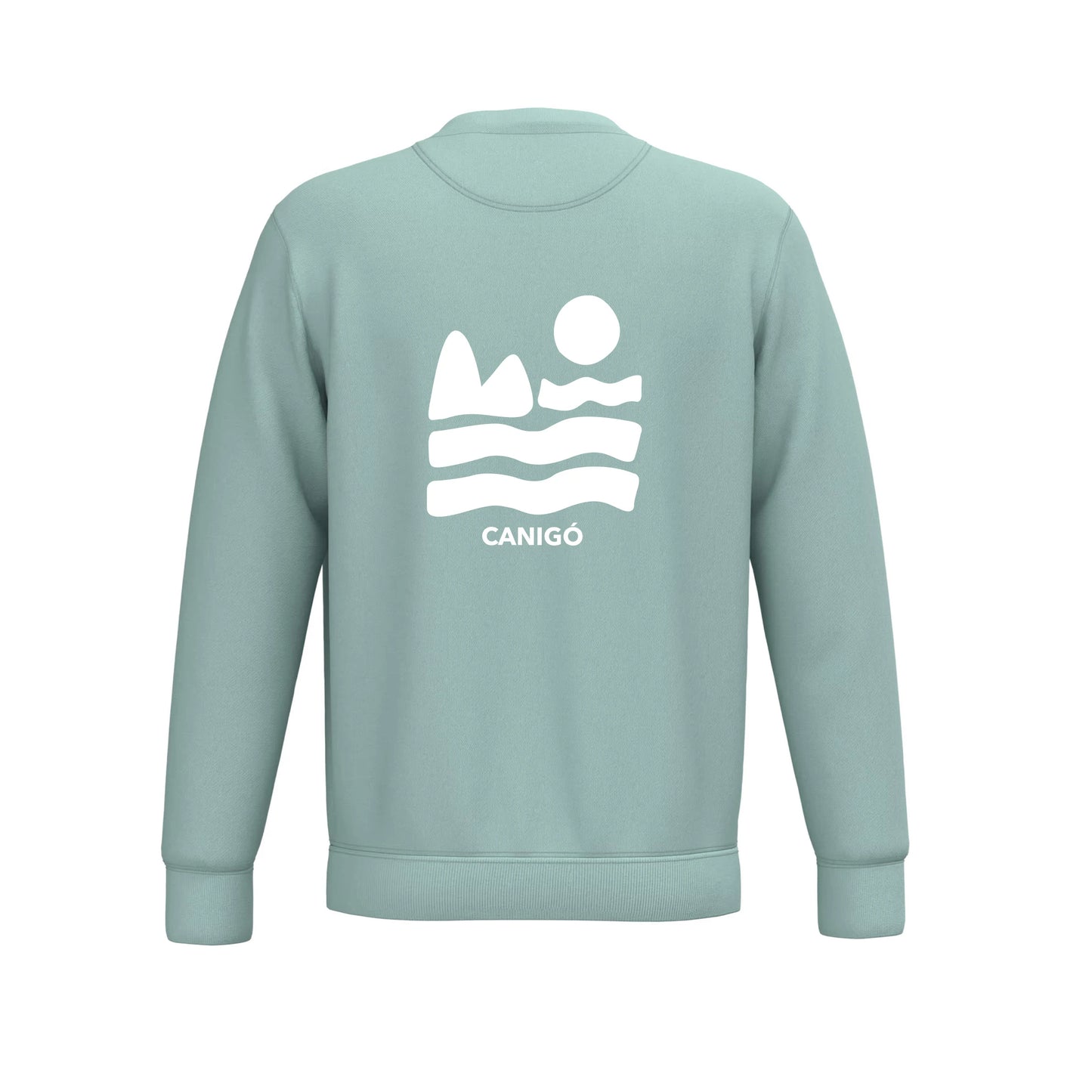 Sweat Col rond Recyclé - Canigó Vague