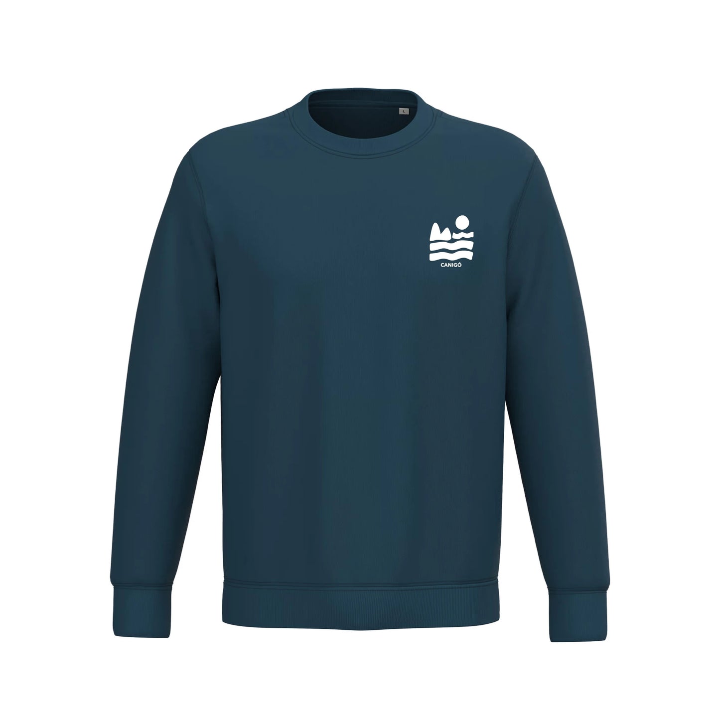 Sweat Col rond Recyclé - Canigó Vague