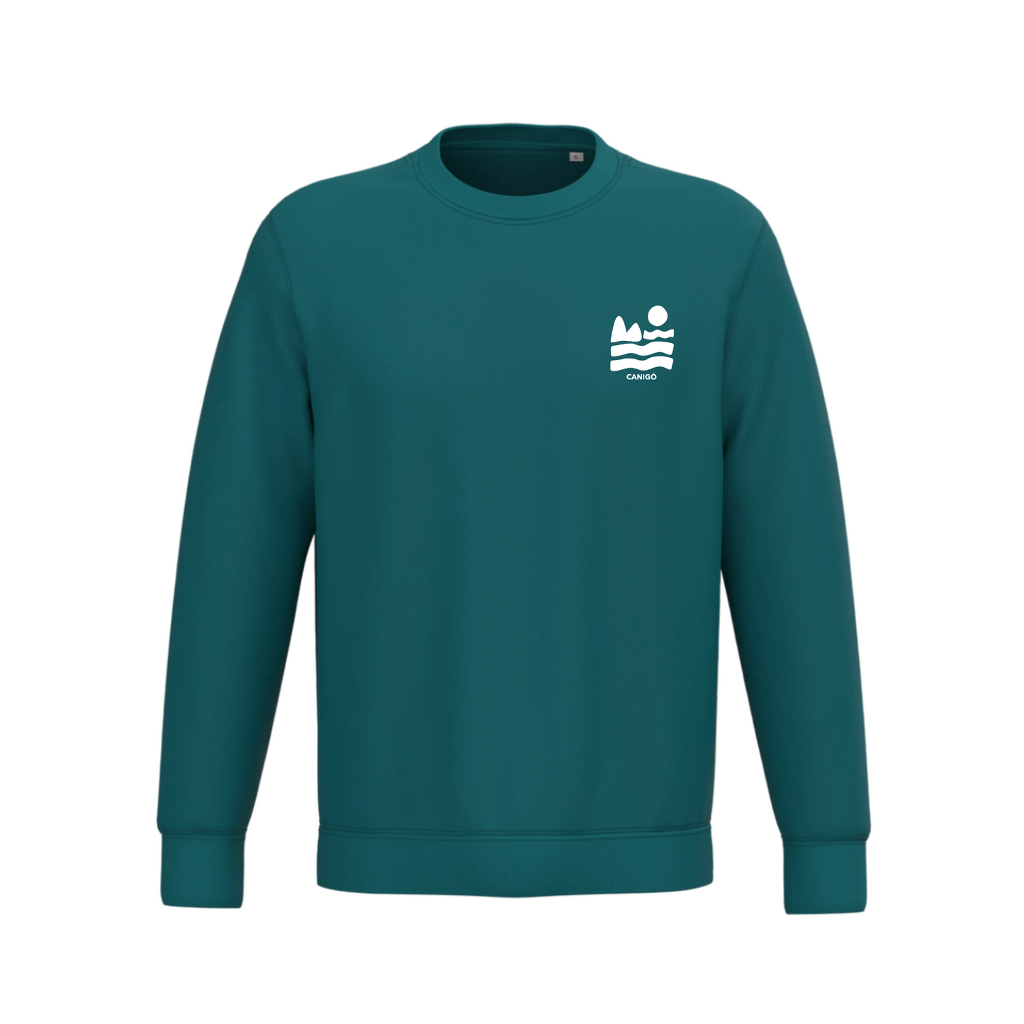 Sweat Col rond Recyclé - Canigó Vague