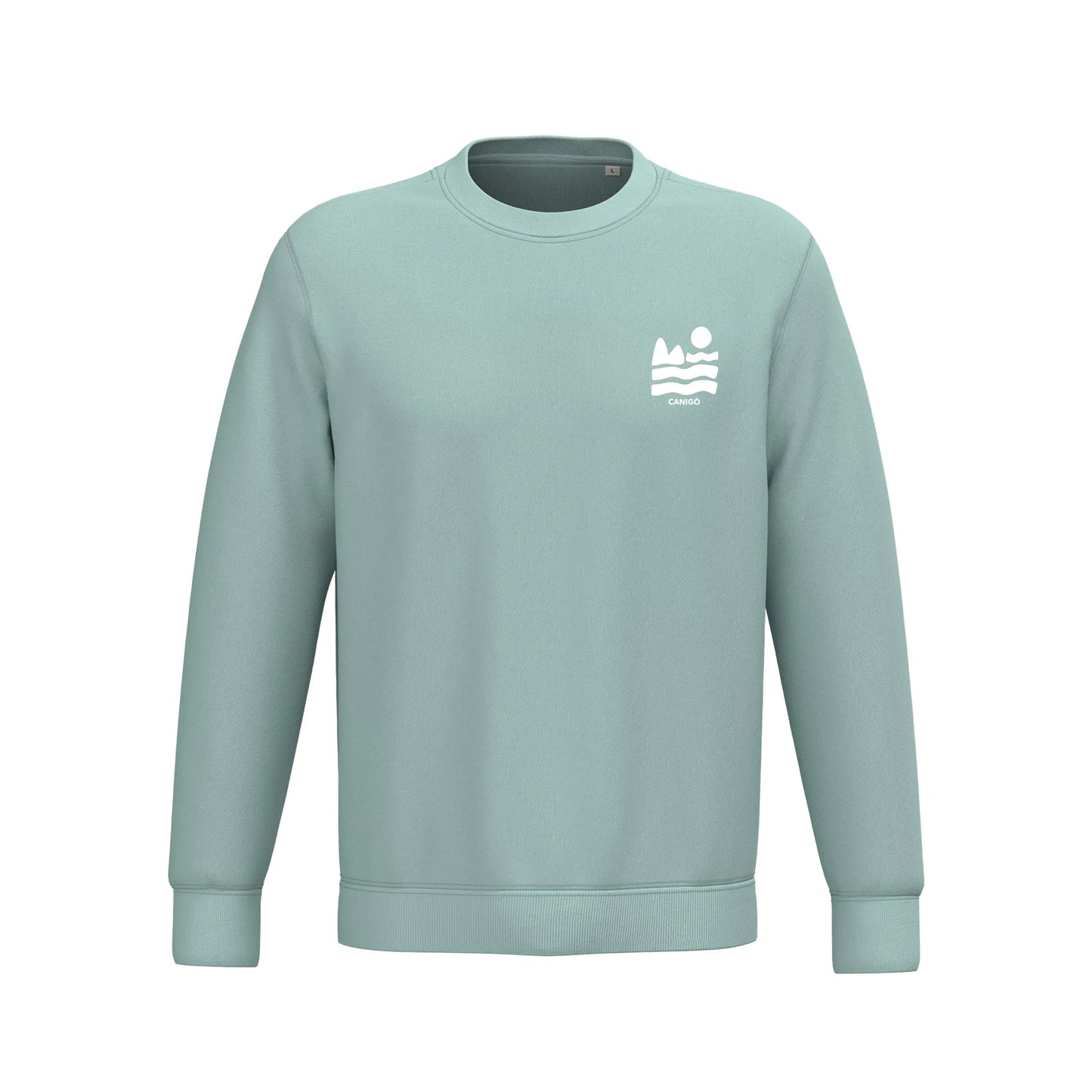 Sweat Col rond Recyclé - Canigó Vague