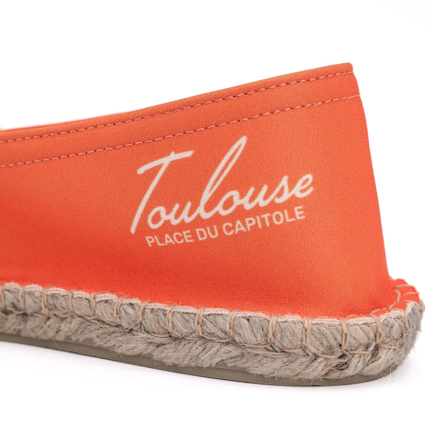 Zoom talon de l'espadrille Toulouse