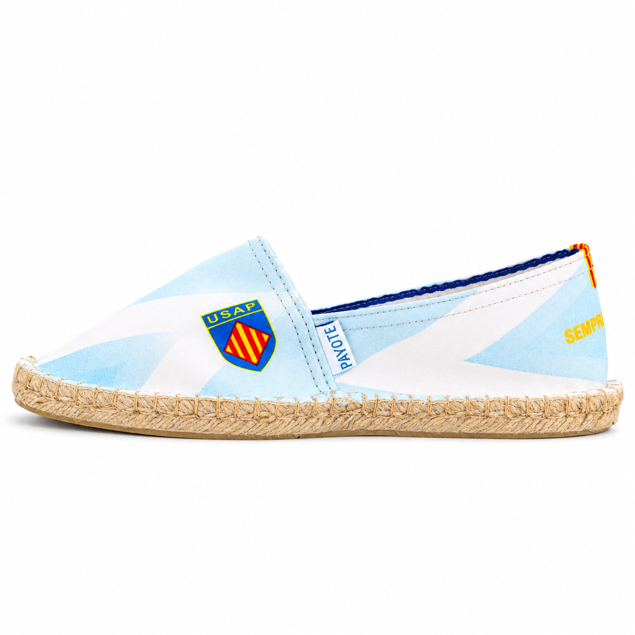 Espadrille USAP bleue et blanche