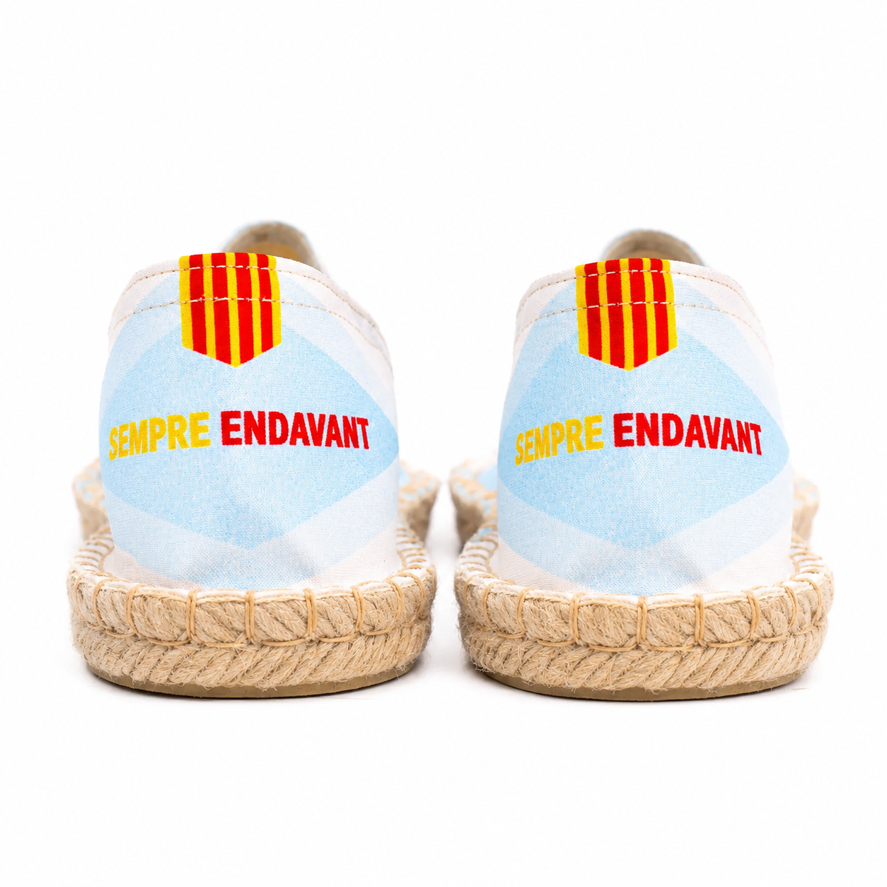 Espadrille USAP bleue et blanche