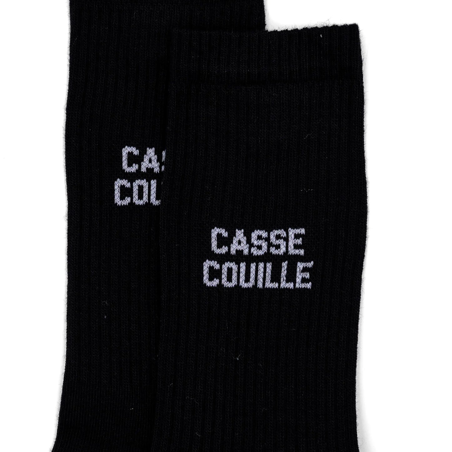 Chaussettes à message "casse couille" fabriquées en France