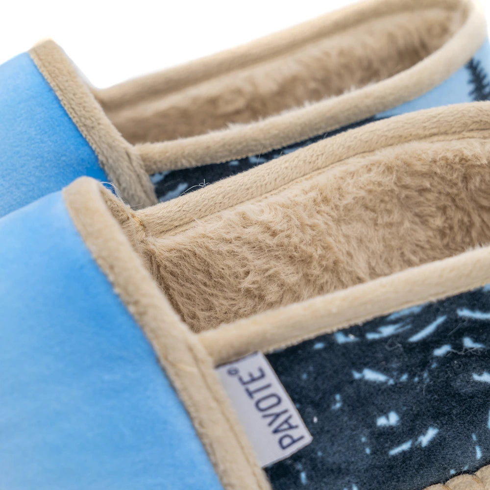 Le chausson espadrille Canigó est fourré en moumoute