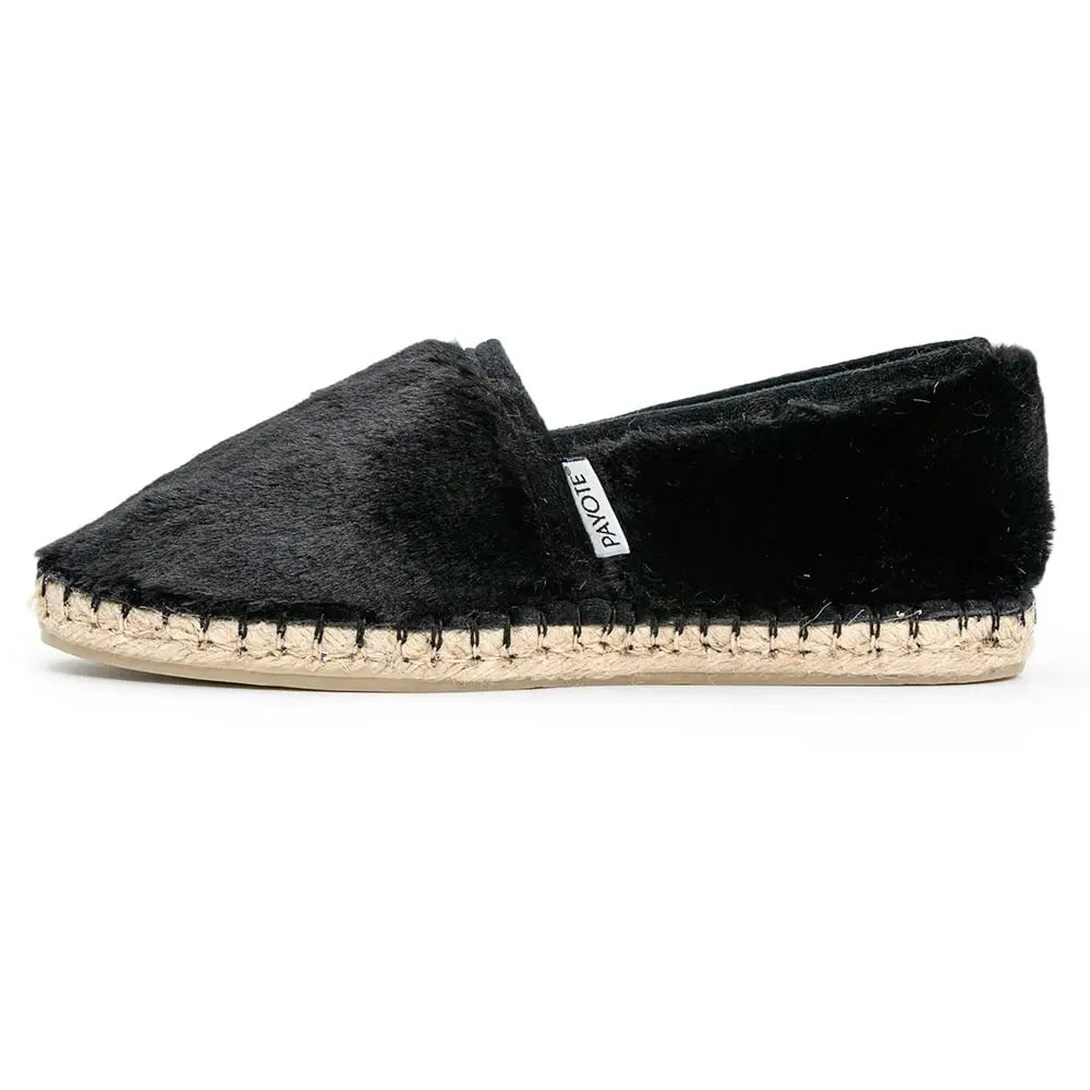 Chausson espadrille noir made in France
