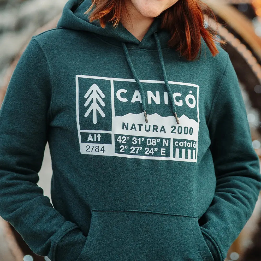 Recycled Hooded Sweatshirt - Canigó Natura 2000