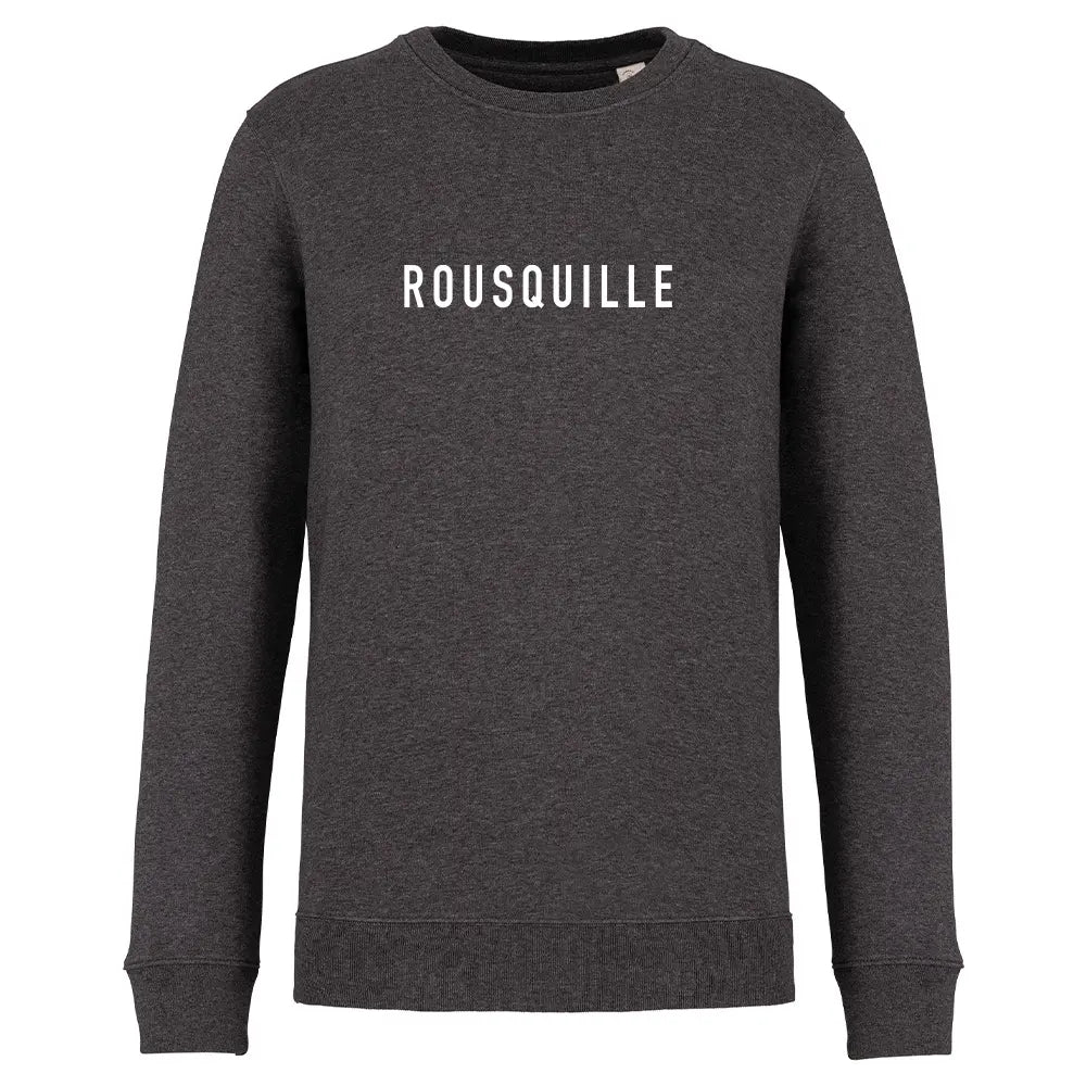 Sweat col rond Rousquille anthracite