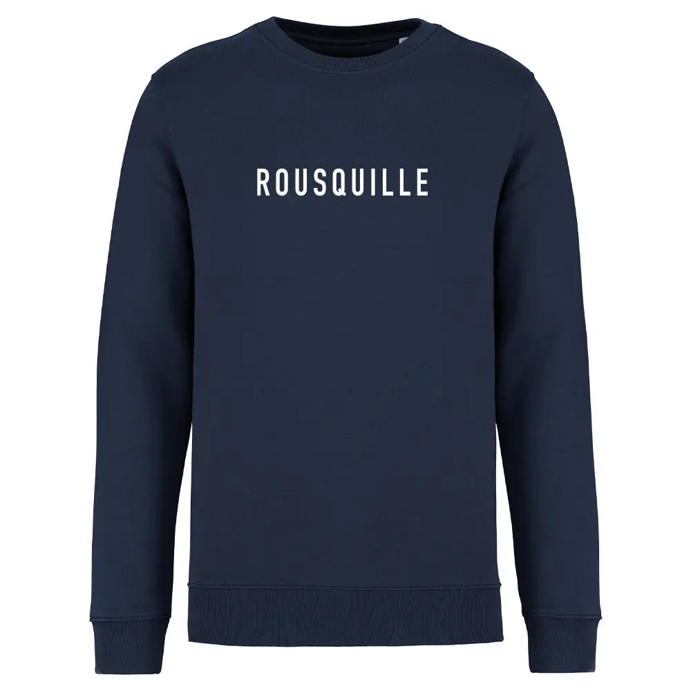 Sweat col rond Rousquille bleu marine