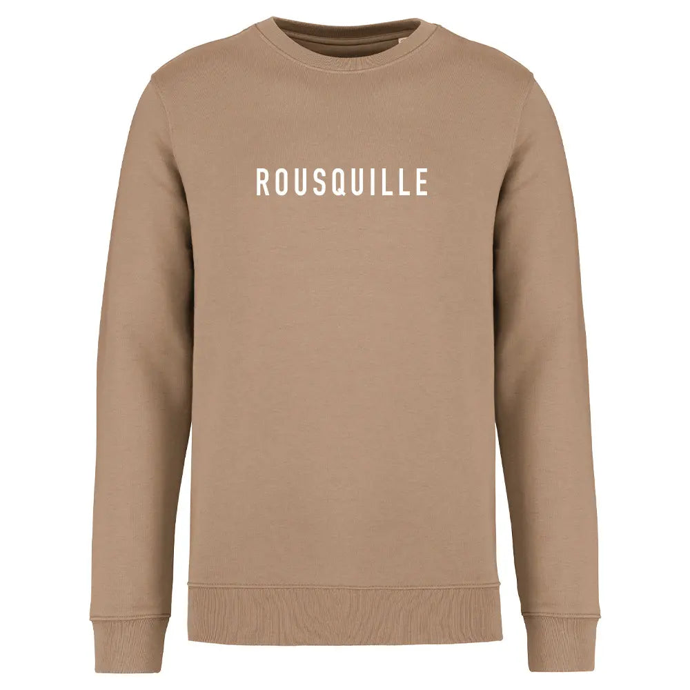 Sweat col rond Rousquille sable