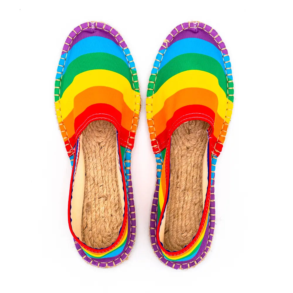 Rainbow espadrille