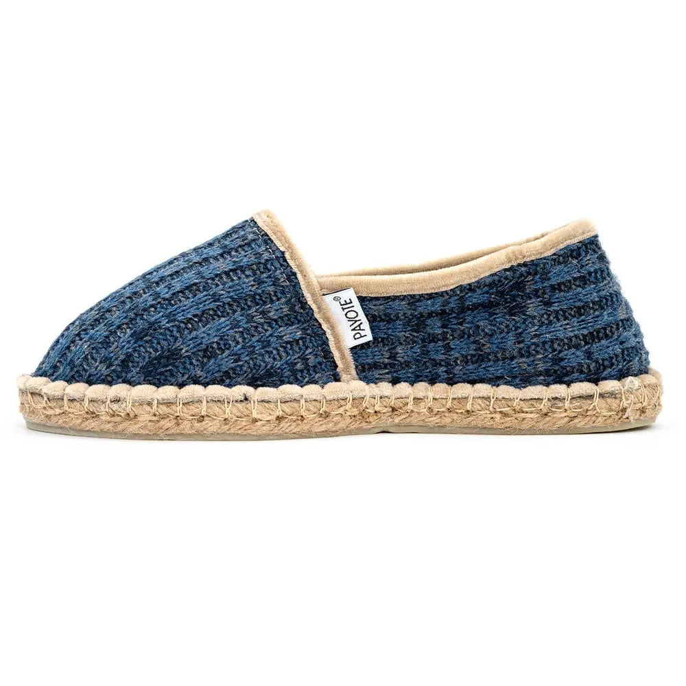 Chausson espadrille bleu marine