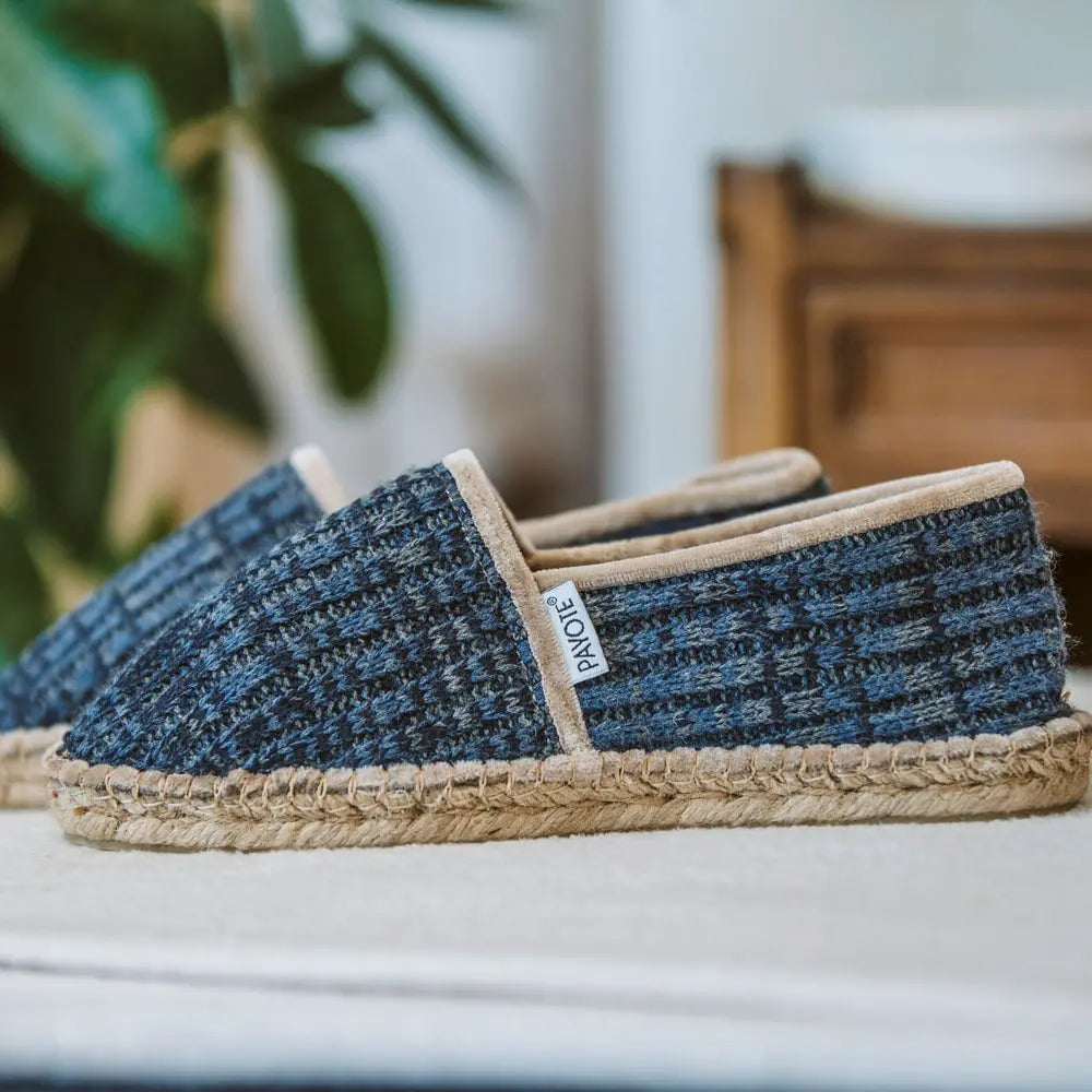 Chausson espadrille bleu marine