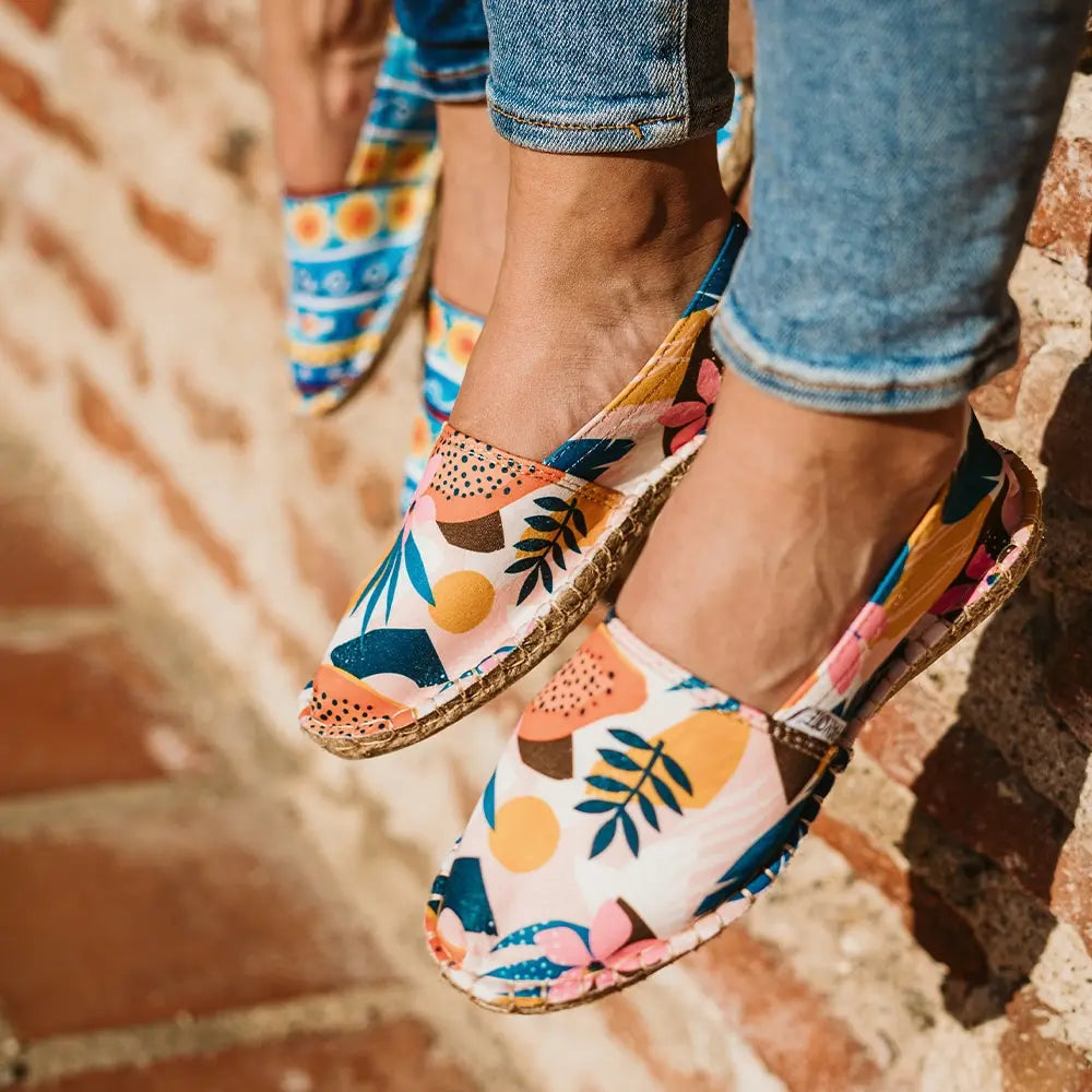 L'espadrille Audrey, un design tropical pour une espadrille citadine