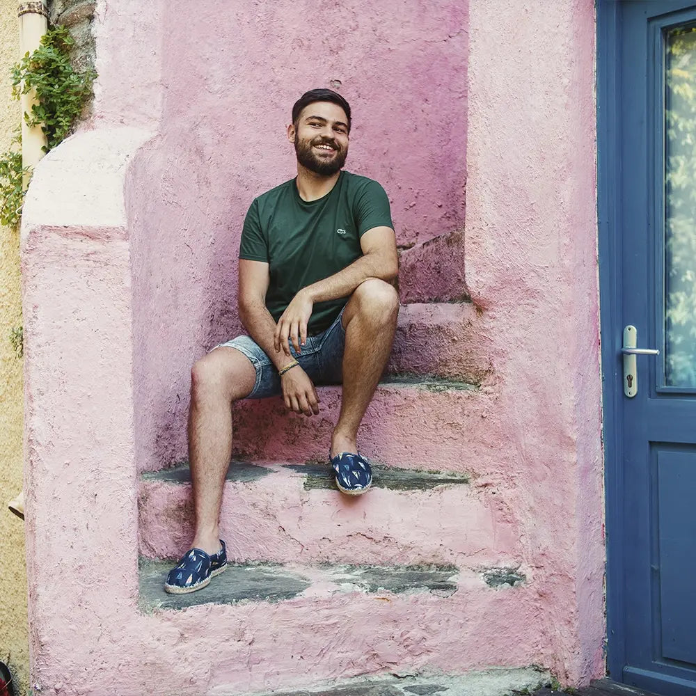 Espadrille Franck, l'espadrille imprimé voiliers