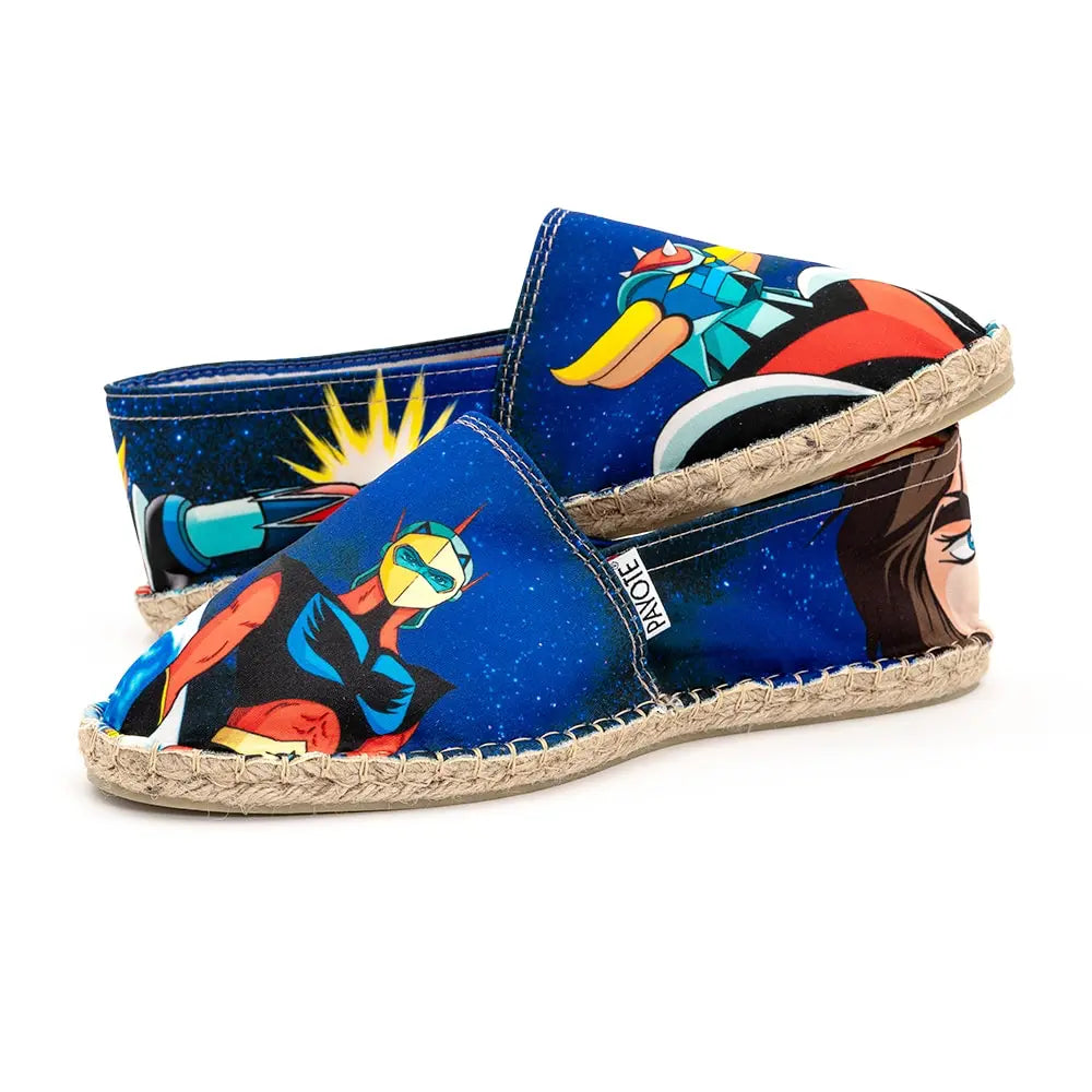 Espadrilles Goldorak fabriquées en France 