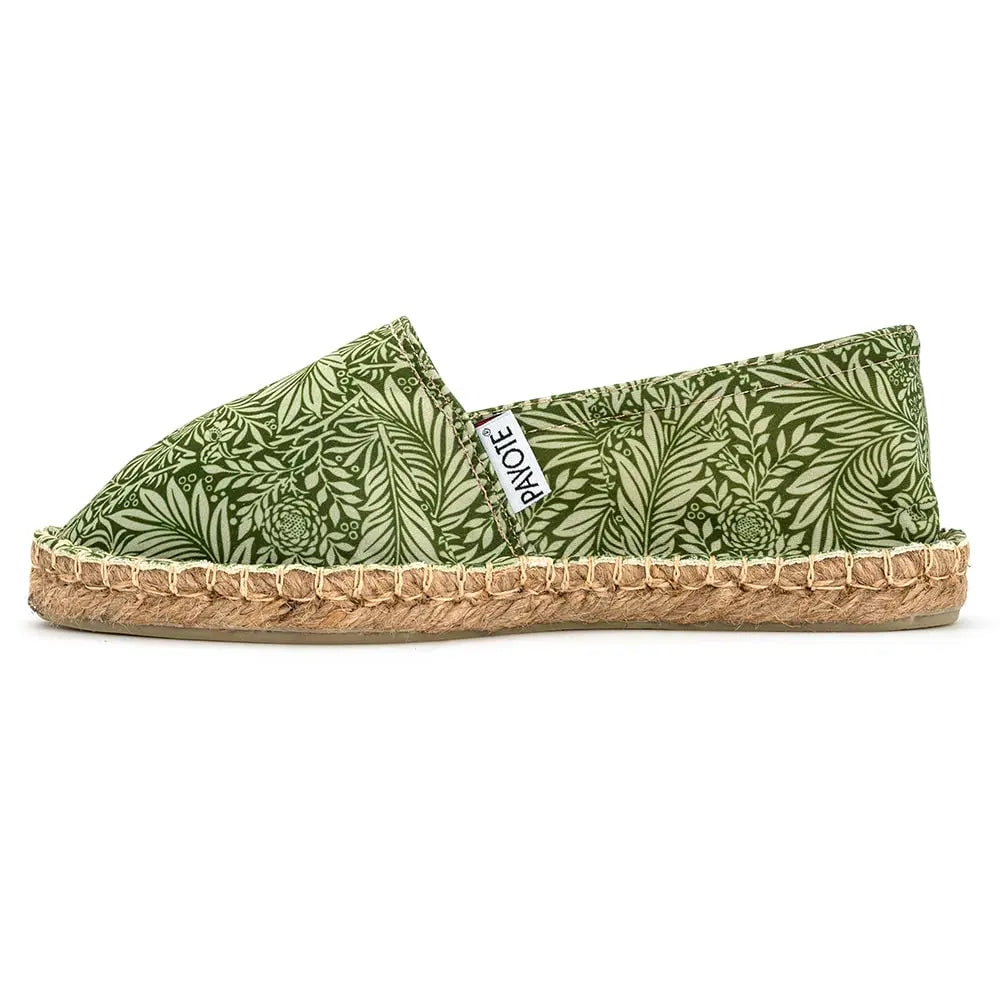 Espadrille à l'imprimé de jungle tropicale