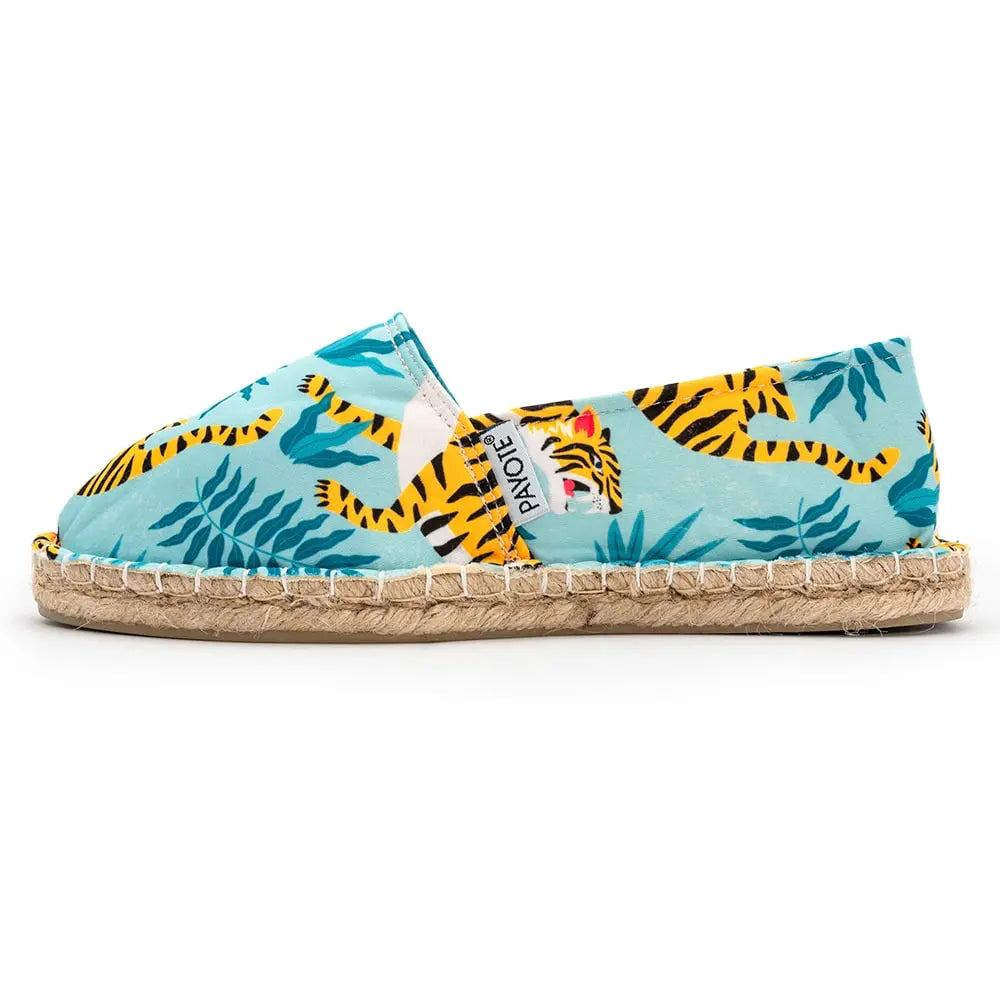 Espadrille imprimée tigres 