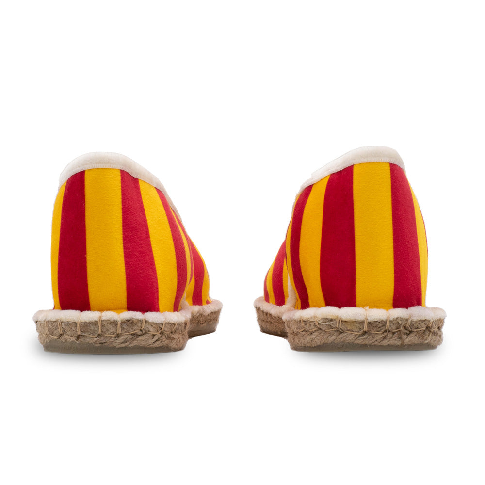 Vue du talon arrière du chausson espadrille Catalan