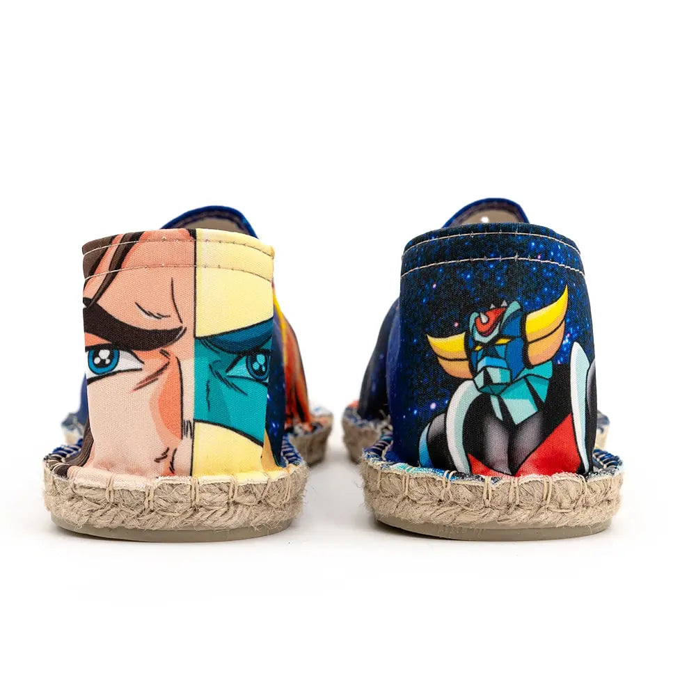 Espadrilles Goldorak signées Payote